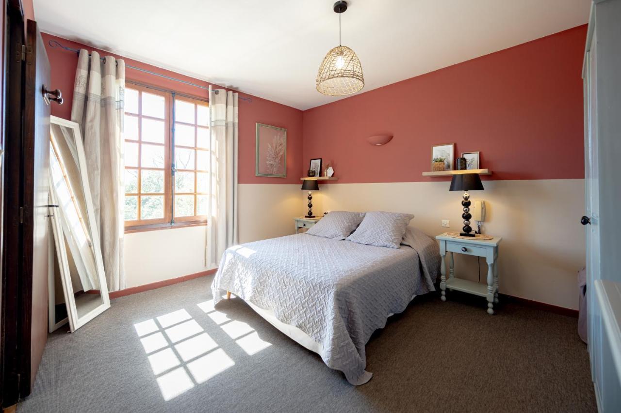 La Maison Du Rouge Gorge - Charmante Maison Climatisee Avec Piscine Ponteves Ngoại thất bức ảnh